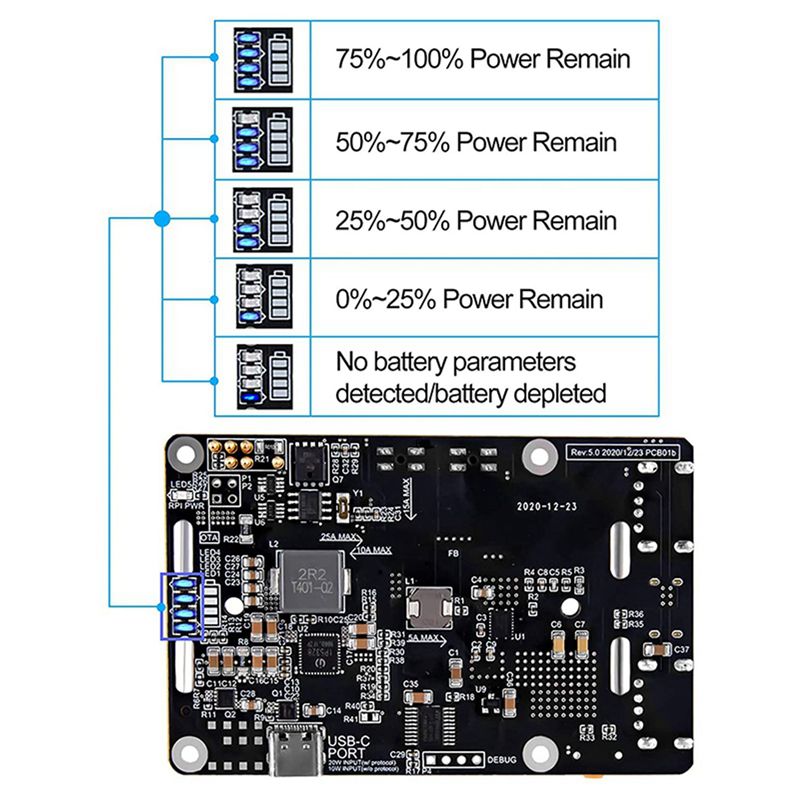 Delicate Texture-2X For Raspbe - Raspberry Pi Uninterrupted Power Supply Ups 18650 评论和价格